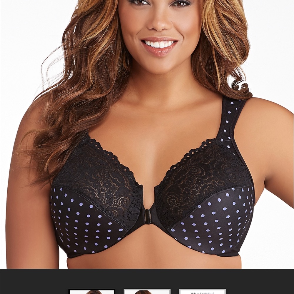 Glamorise wonderwire front clasp bra